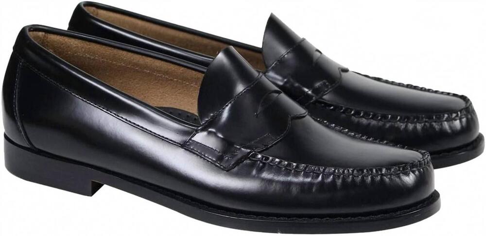 NEW G.H.BASS men's logan loafer in black